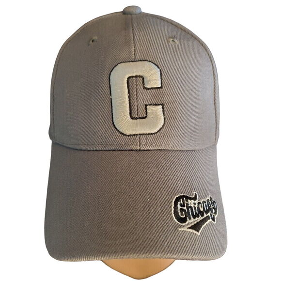 Cap Embroidered Chicago C Multicolor One Size Acrylic Blend Adjustable - Picture 2 of 9